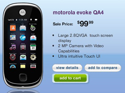 Alltel Wireless offers Motorola Evoke