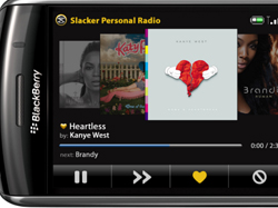 Slacker Radio to BlackBerry Storm Smartphones